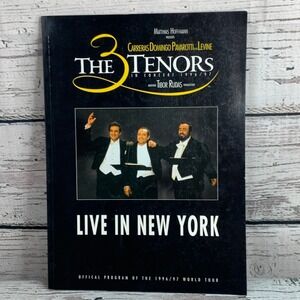 The 3 Tenors Live in New‎ York Concert Program 1996/97 World Tour